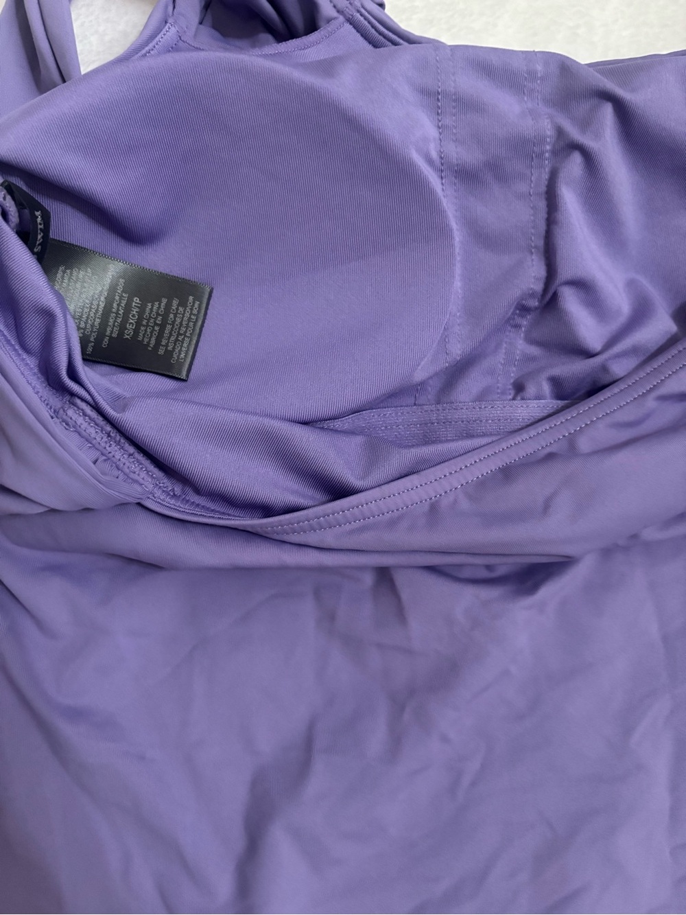 🌴🌴🌴Vince Camuto Purple One-Shoulder High-Waist Bikini Set - Picture 9 of 9
